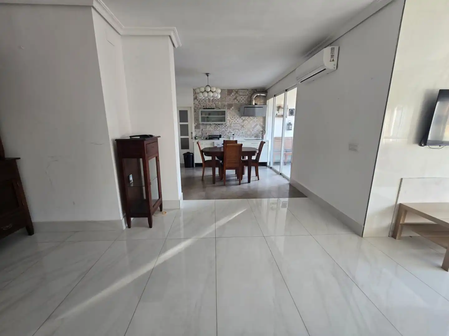 Esszimmer von Wohnung zur Miete in Sevilla mit Klimaanlage, Heizung und Terrasse