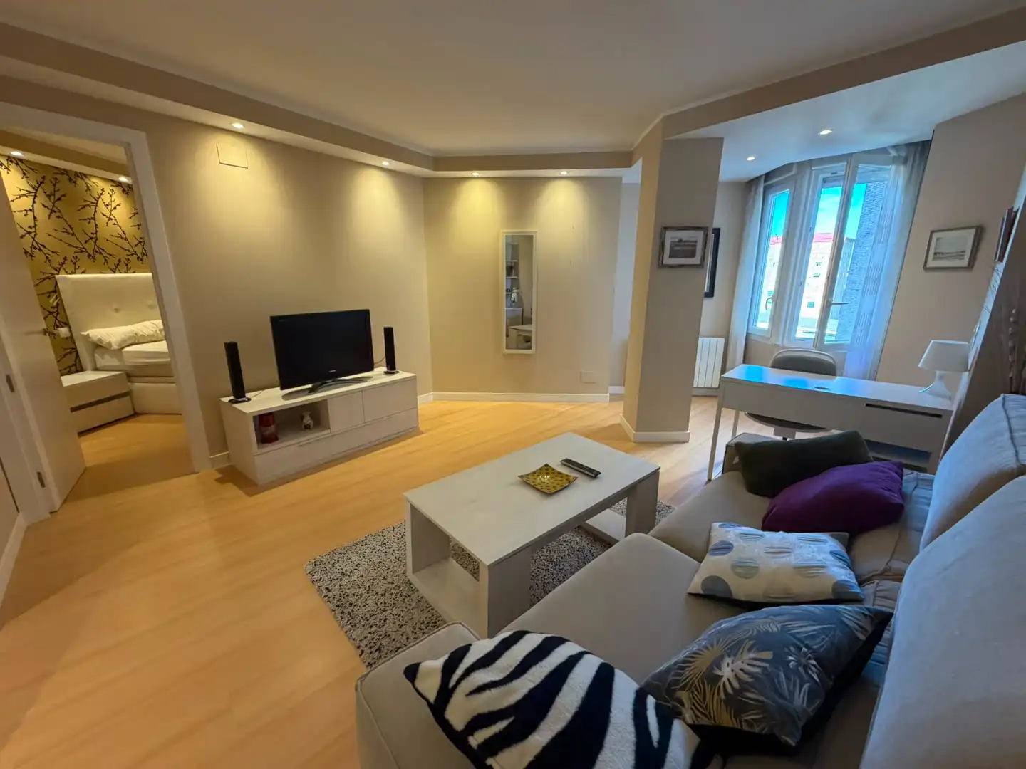 Sala de estar de Piso de alquiler en Valladolid con Calefacción y Amueblado