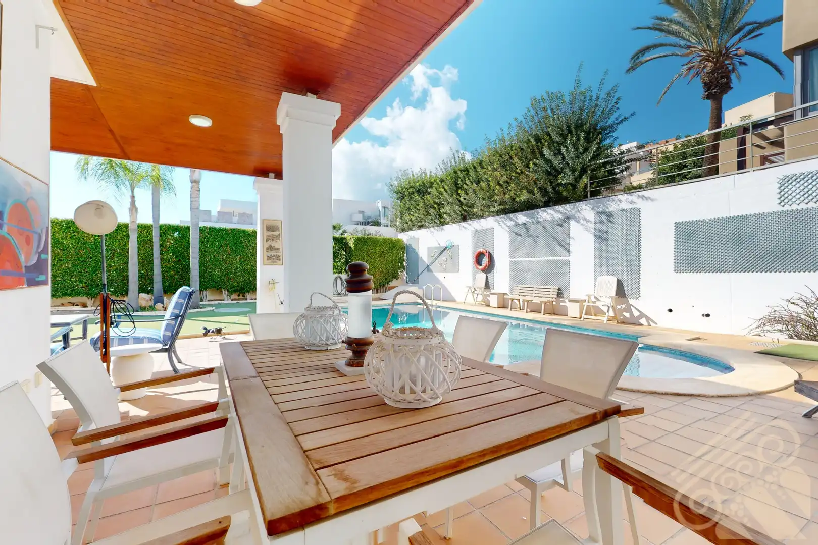 Jardín de Casa o chalet en venta en Mojácar con Aire acondicionado, Jardín privado y Parquet