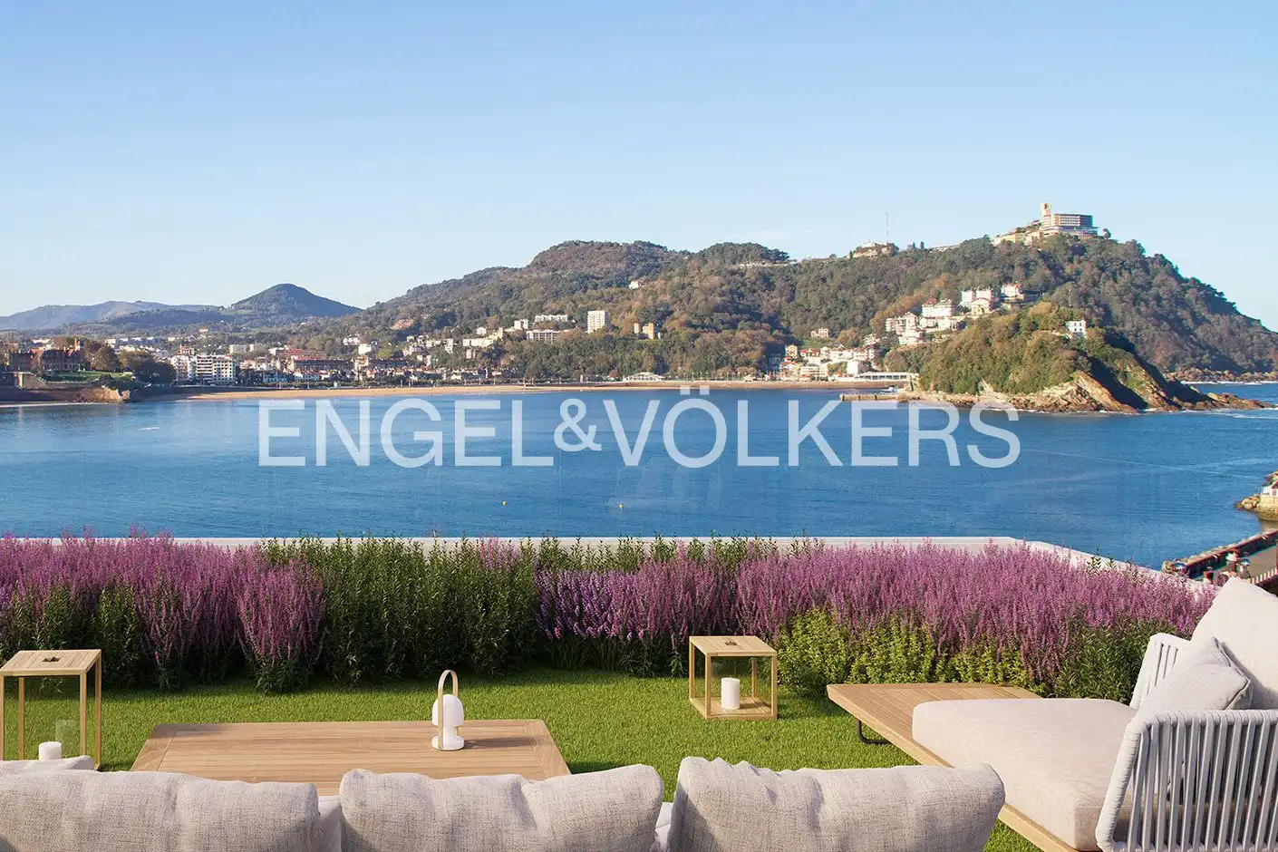 Terrassa de Pis de lloguer en Donostia - San Sebastián  amb Aire condicionat, Calefacció i Jardí privat