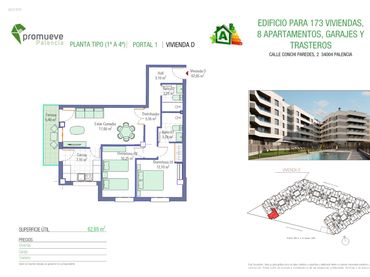 Appartement avec piscine à vendre à Calle Conchi Paredes 2