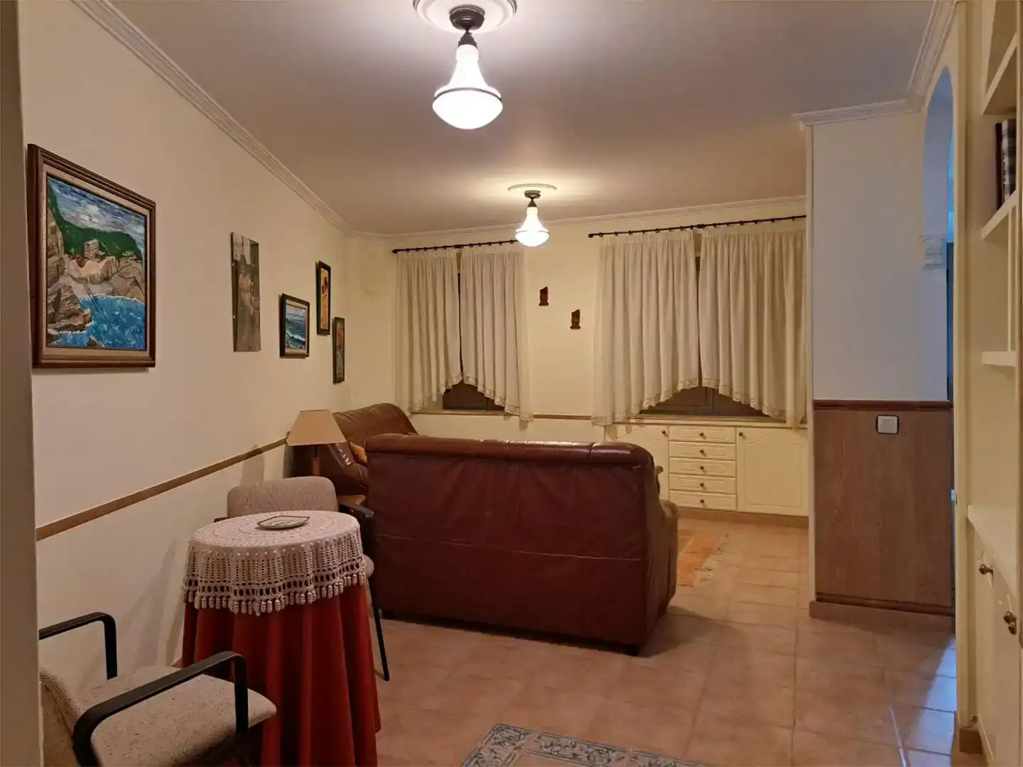 Sala de estar de Casa adosada en venta en Barreiros, Lugo