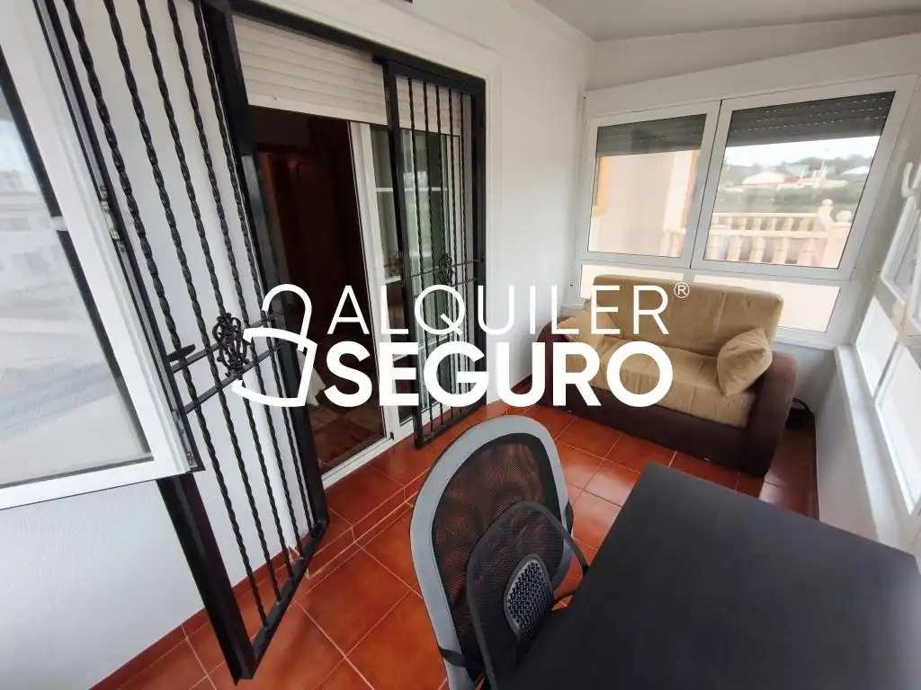 Terraza de Casa o chalet de alquiler en Elche / Elx con Aire acondicionado, Terraza y Piscina