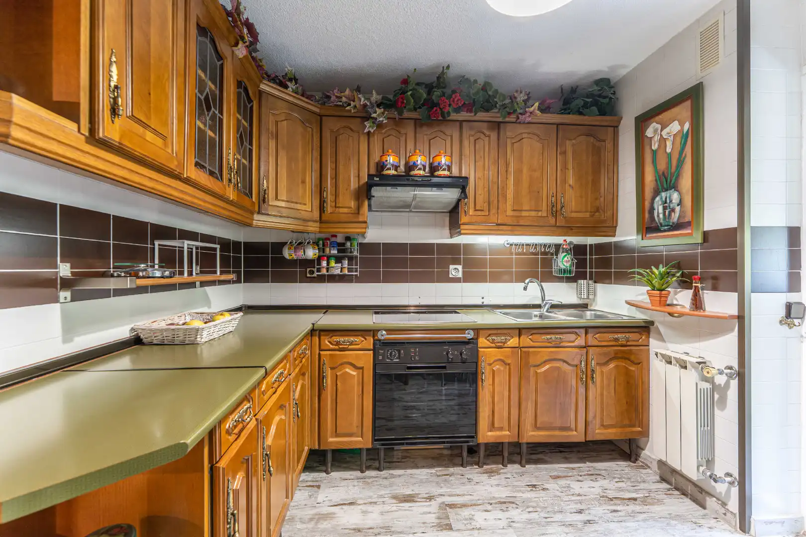 Kitchen of Flat for sale in Madrid  with Heating, Terrace and Furnished