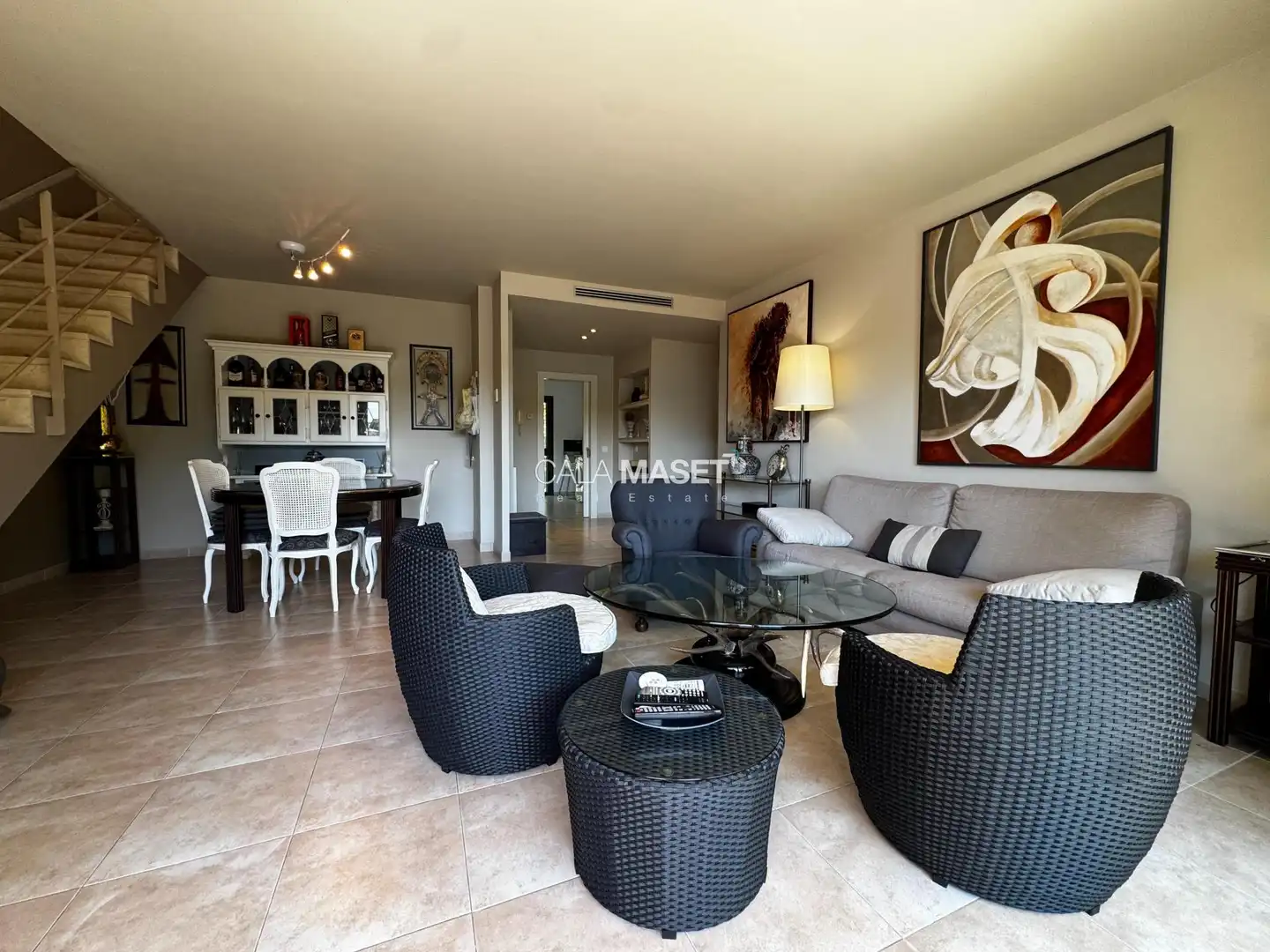 Living room of Attic for sale in Sant Feliu de Guíxols  with Heating, Terrace and Swimming Pool