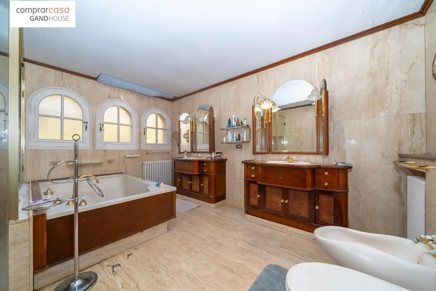Baño de Finca rústica en venta en Caldes de Malavella con Aire acondicionado, Calefacción y Jardín privado