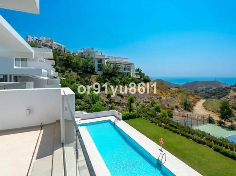 Jardín de Apartamento en venta en Ojén con Aire acondicionado, Terraza y Piscina