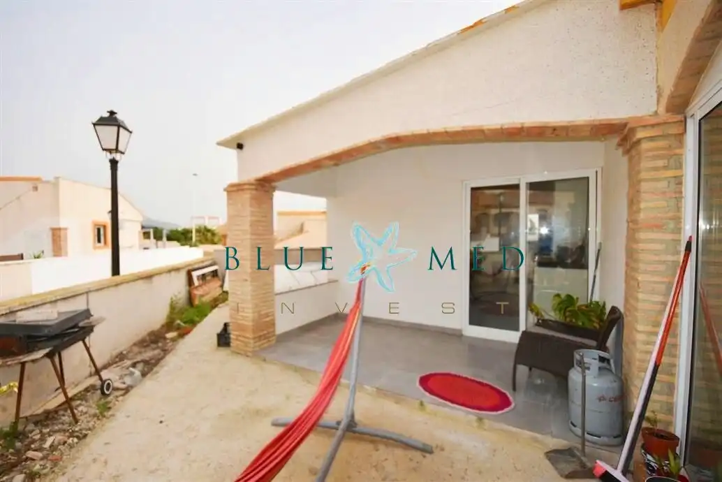 Vista exterior de Casa o chalet en venta en Mazarrón con Jardín privado y Piscina comunitaria