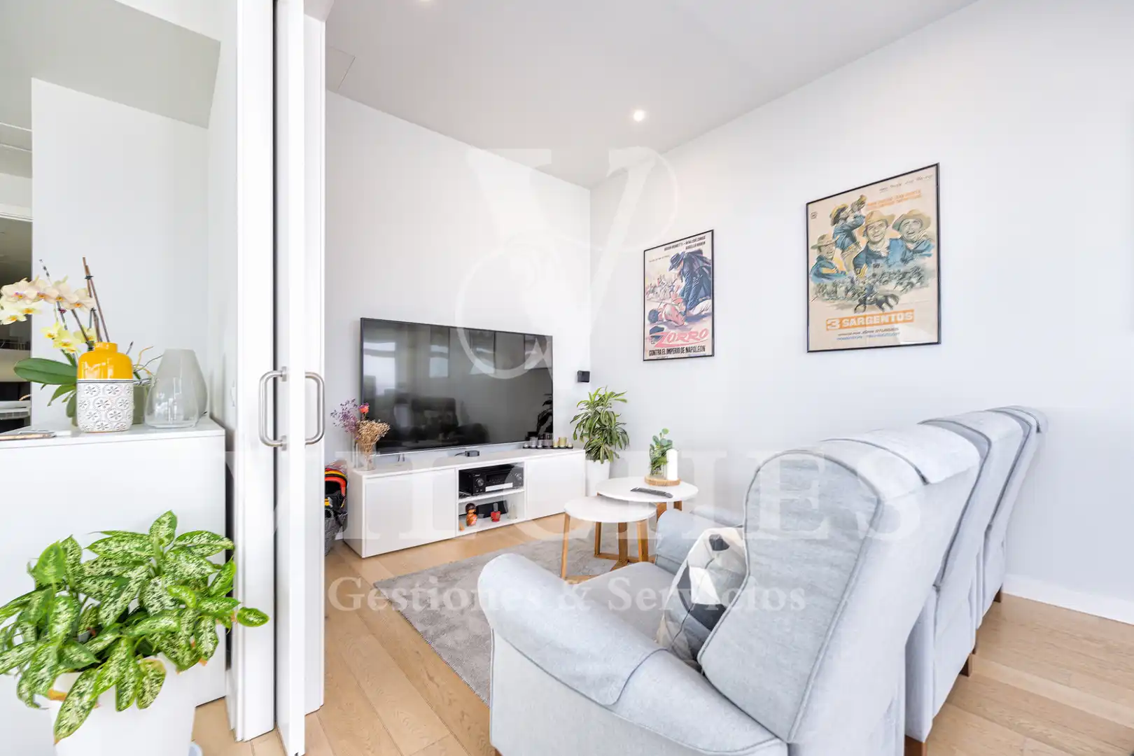 Sala de estar de Piso en venta en Las Palmas de Gran Canaria con Aire acondicionado y Trastero