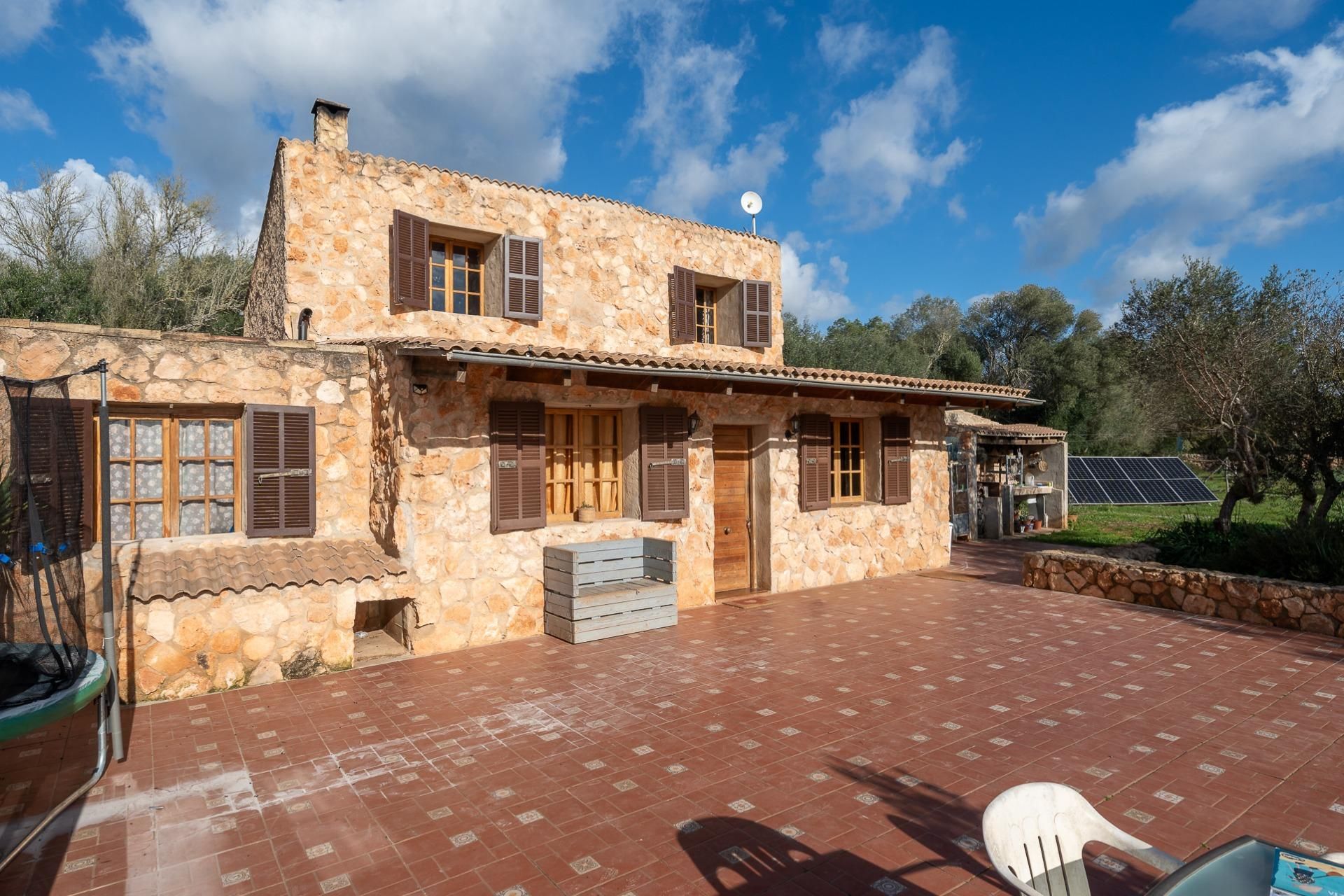 Vista exterior de Casa o chalet en venta en Algaida con Terraza, Trastero y Piscina