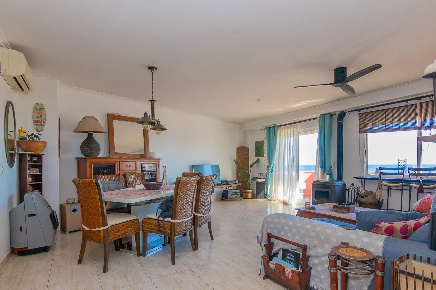 Sala d'estar de Àtic en venda en Dénia amb Aire condicionat, Calefacció i Terrassa
