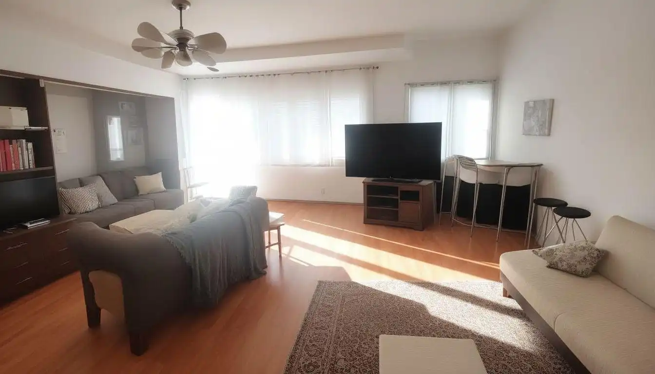 Sala d'estar de Pis en venda en Amposta amb Terrassa, Moblat i Balcó