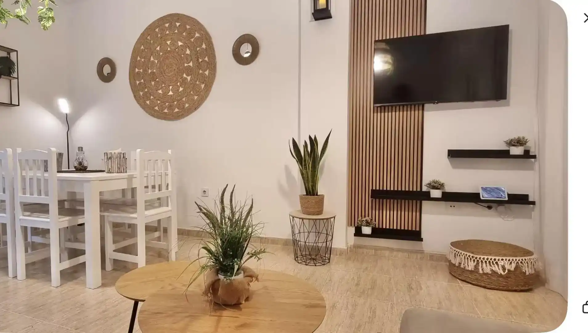 Sala de estar de Piso en venta en Roquetas de Mar con Aire acondicionado, Amueblado y Balcón