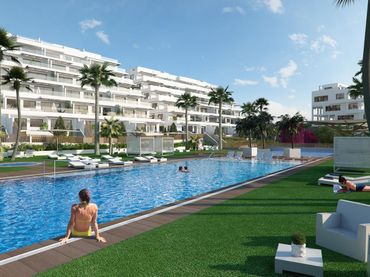 Wohnung mit Pool zum Verkauf in Balcón de Finestrat - Terra Marina