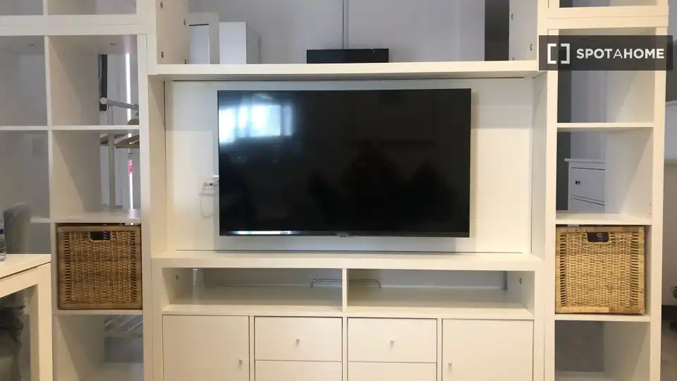 Wohnzimmer von Wohnung zur Miete in Barcelona mit Klimaanlage, Heizung und Möbliert