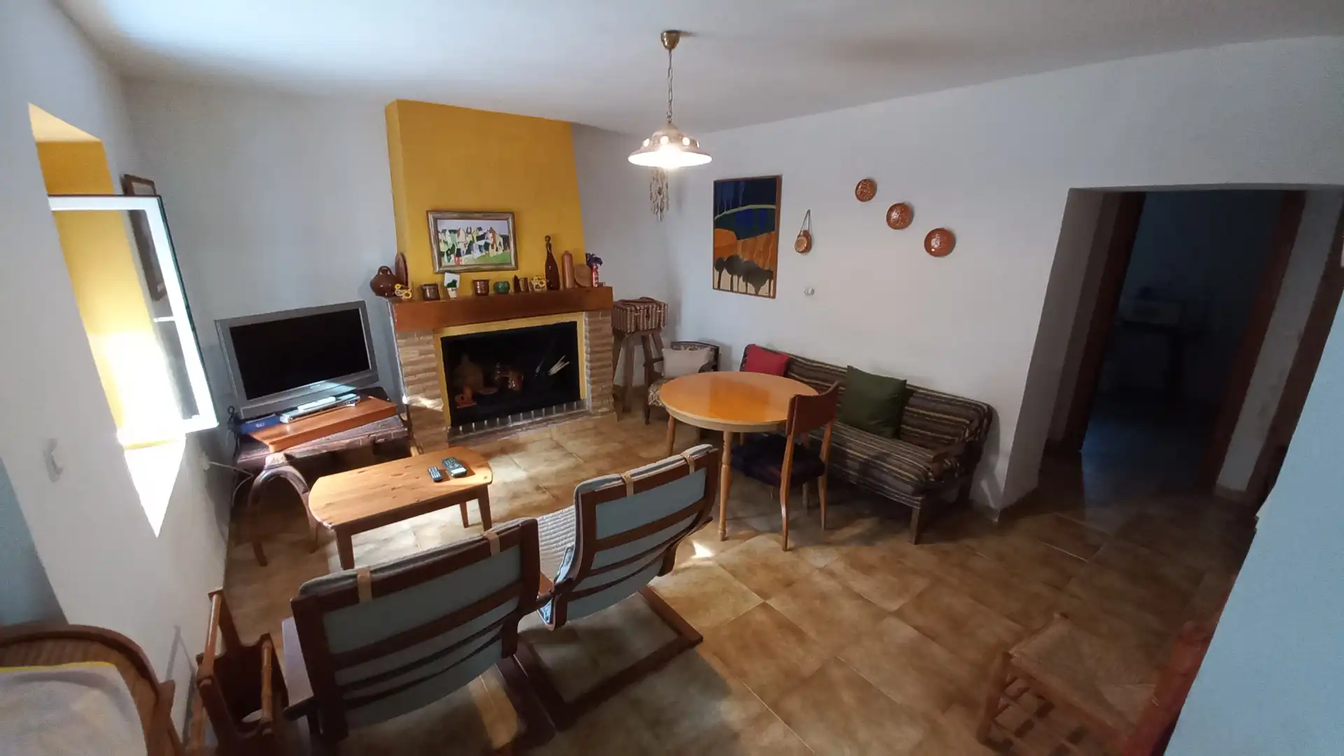 Sala d'estar de Finca rústica en venda en Albacete amb Jardí privat, Traster i Piscina