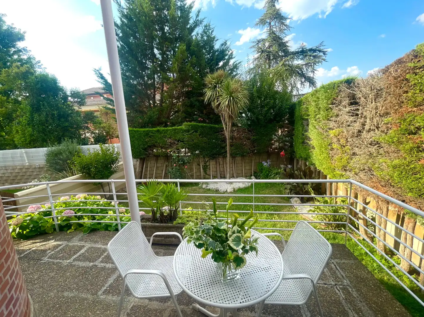 Terrasse von Haus oder Chalet zum Verkauf in  Logroño mit Klimaanlage, Heizung und Privatgarten