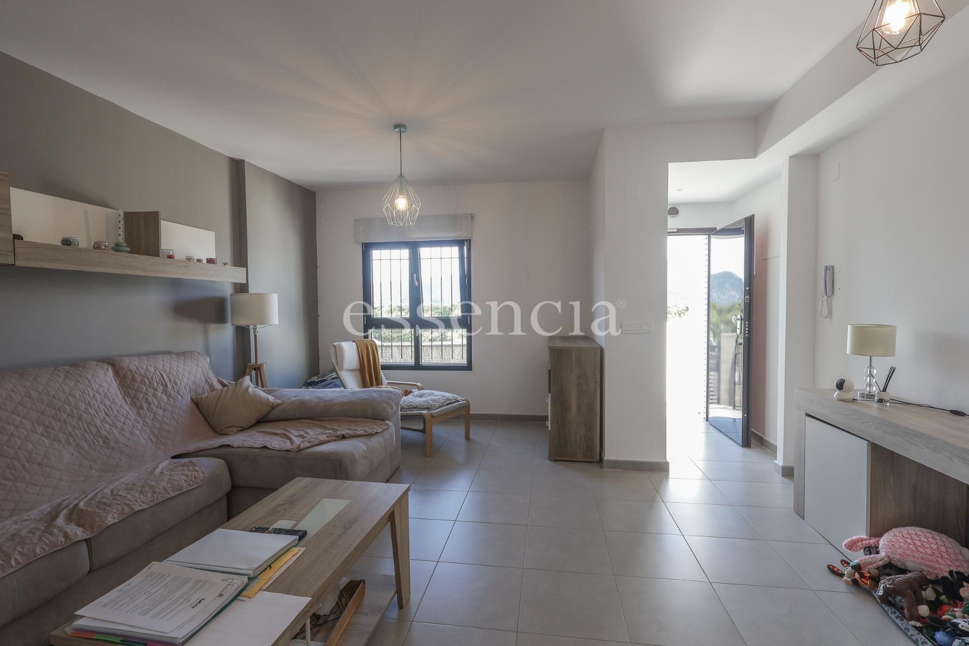 Sala d'estar de Casa adosada en venda en Beniarjó