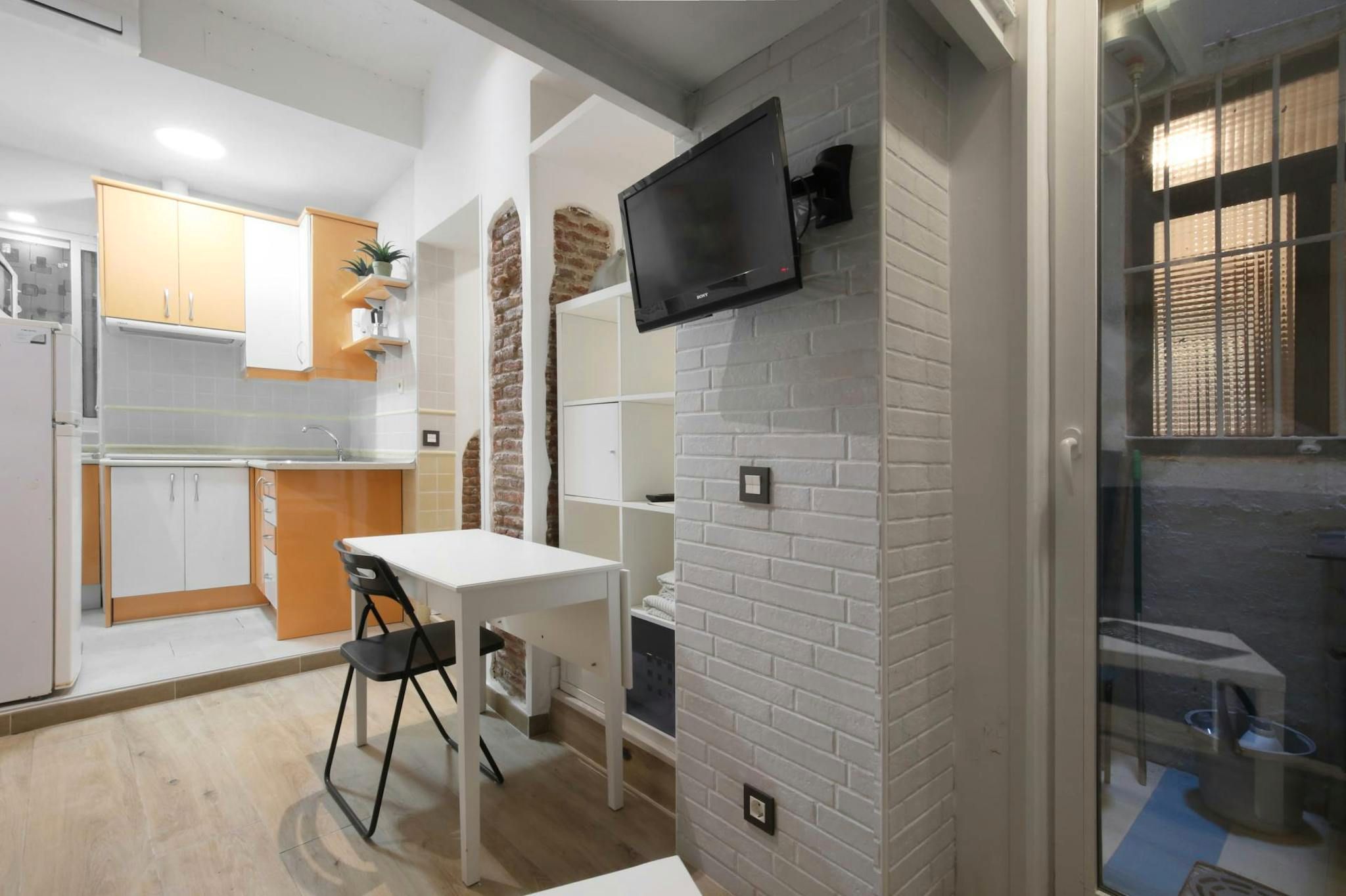 Bedroom of Flat to rent in  Madrid Capital  with Air Conditioner, Heating and Furnished