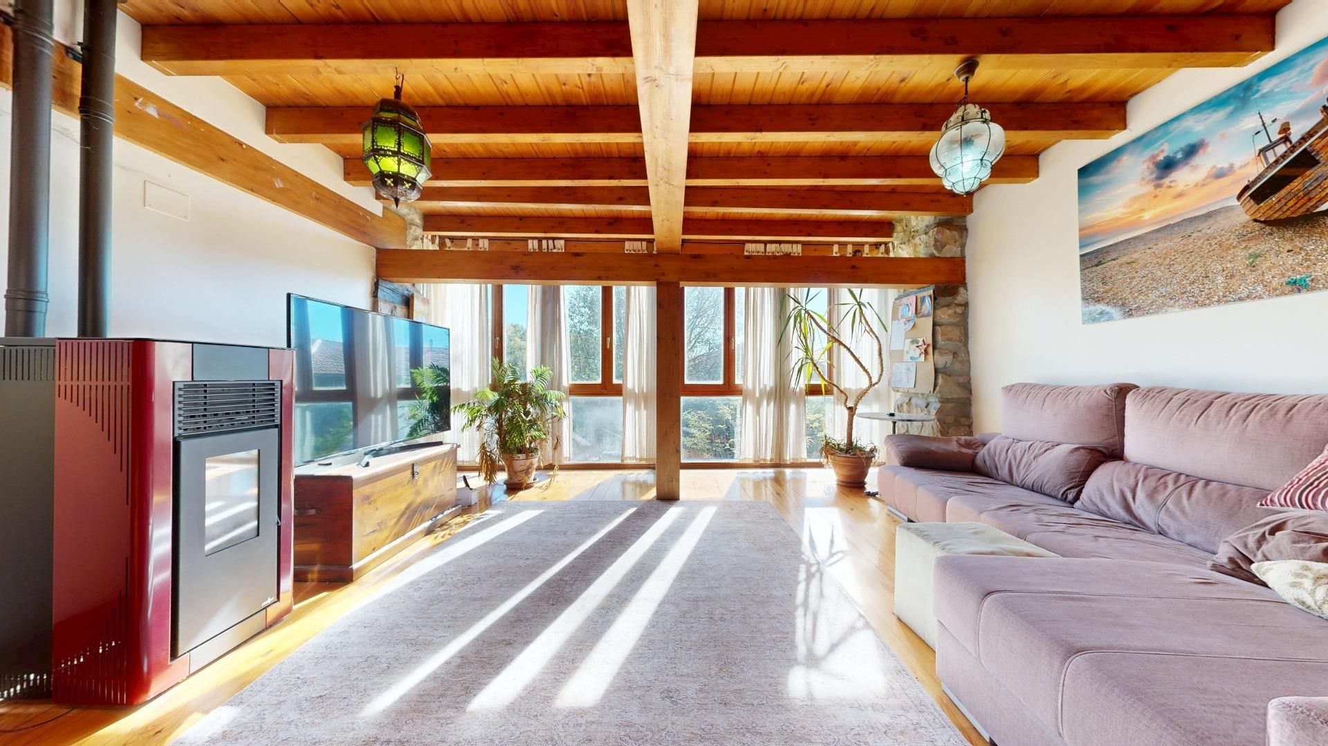 Living room of House or chalet for sale in Artzentales  with Private garden, Storage room and Balcony