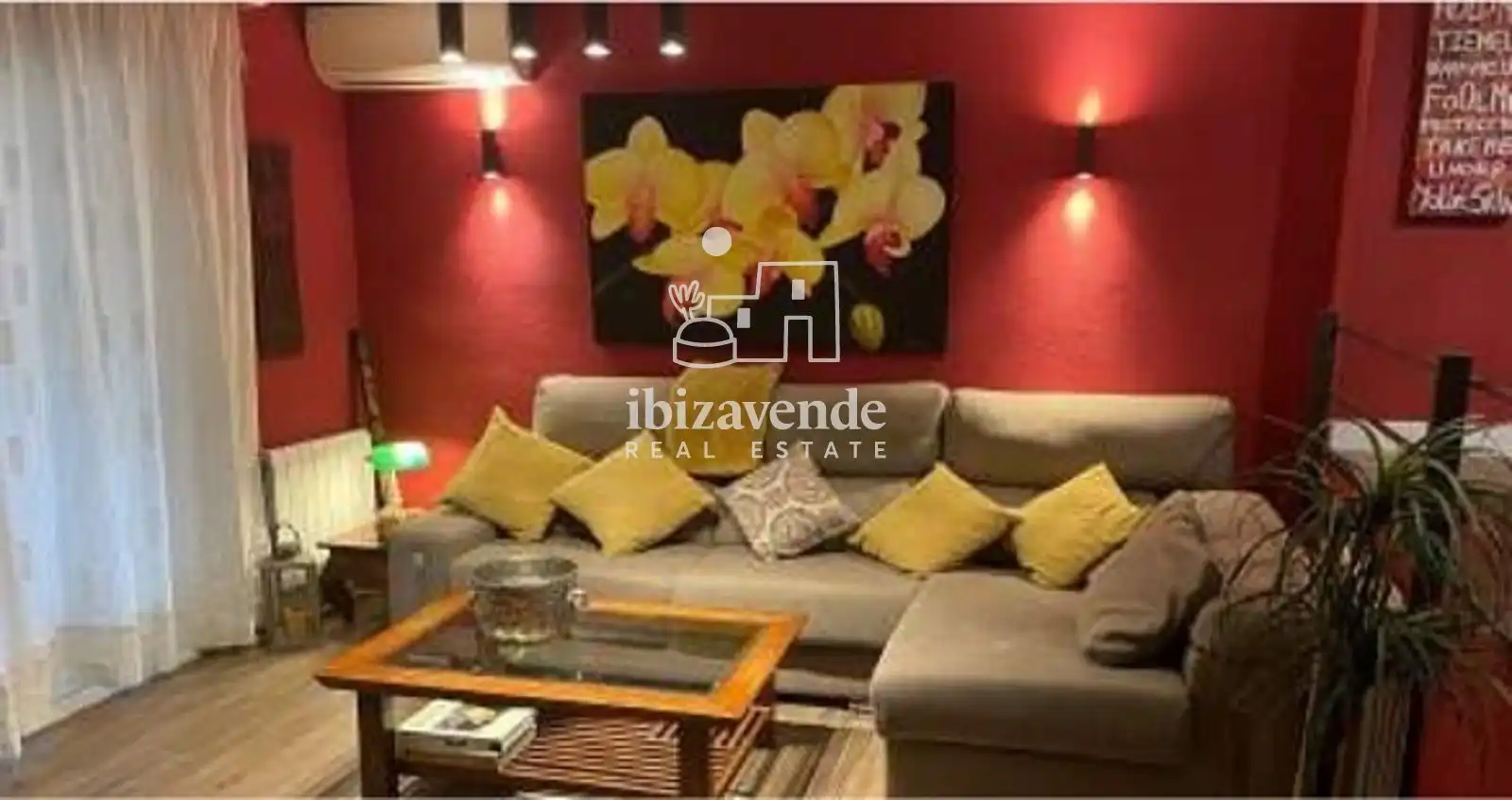 Living room of Detached homes for rent in Eivissa  with Air Conditioner, Heating and Terrace