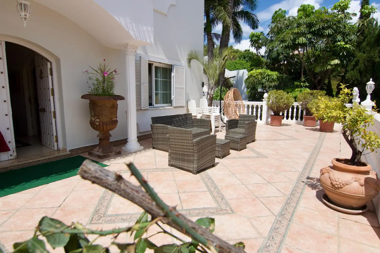 Terrassa de Casa o xalet en venda en Benalmádena amb Calefacció, Jardí privat i Terrassa