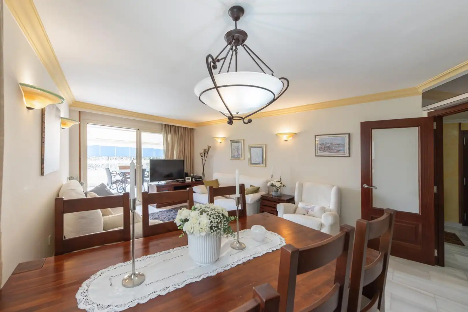 Comedor de Piso en venta en Alcúdia con Calefacción, Terraza y Amueblado