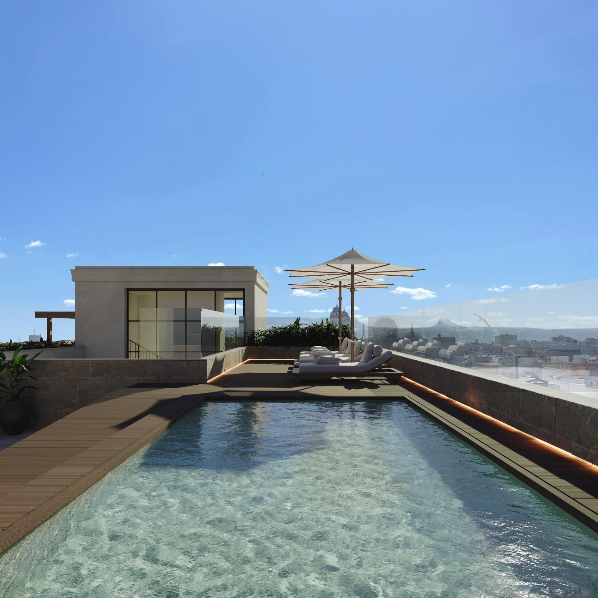 Piscina de Apartament en venda en  Cádiz Capital