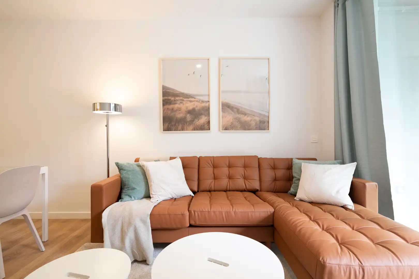 Sala de estar de Apartamento en venta en Badalona con Aire acondicionado, Amueblado y Horno
