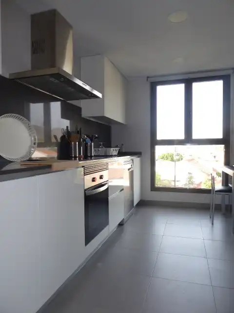 Kitchen of Flat for rent in Torremolinos  with Air Conditioner, Parquet flooring and Terrace