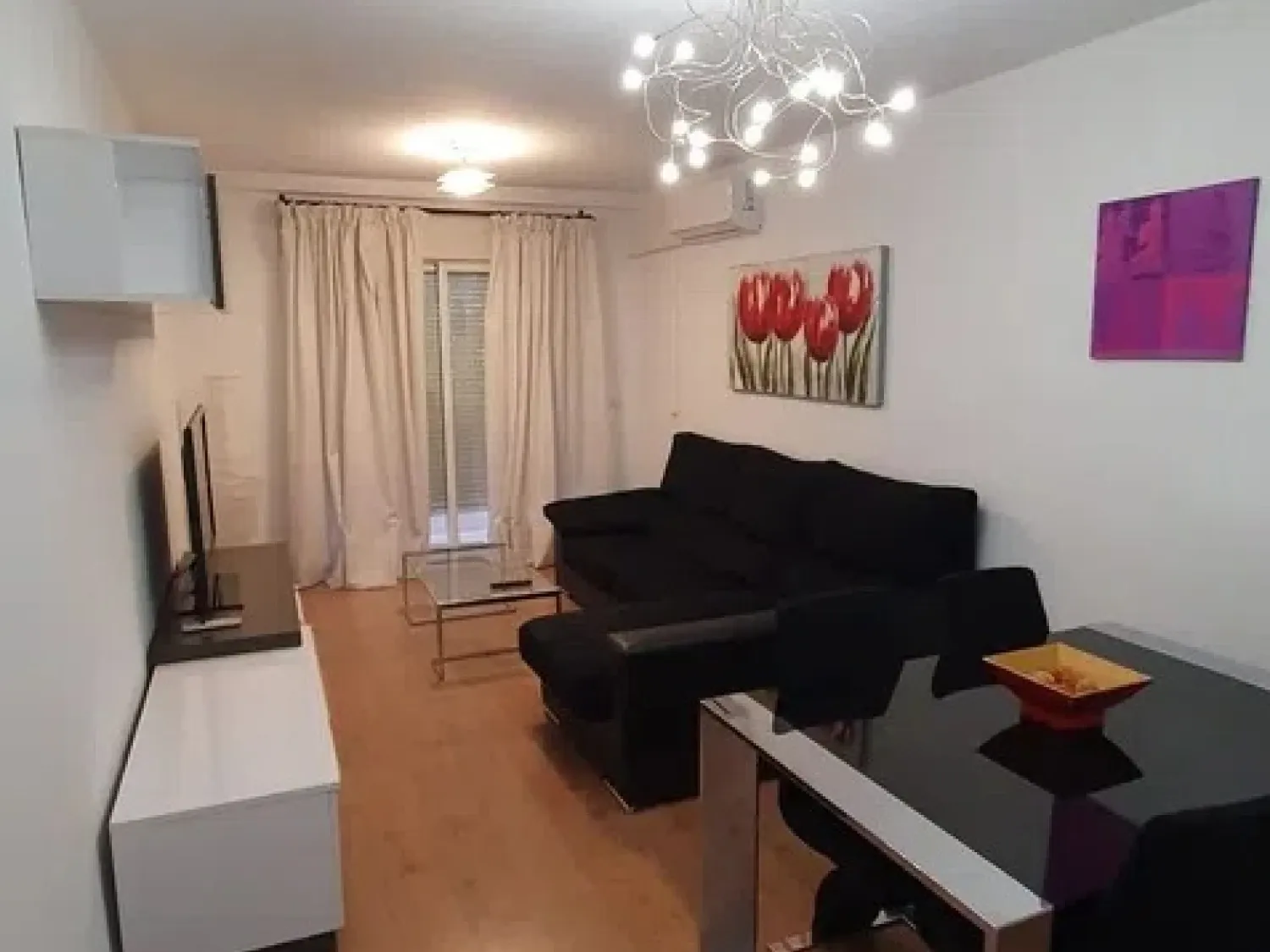 Sala d'estar de Pis de lloguer en San Vicente del Raspeig / Sant Vicent del Raspeig amb Aire condicionat, Calefacció i Moblat