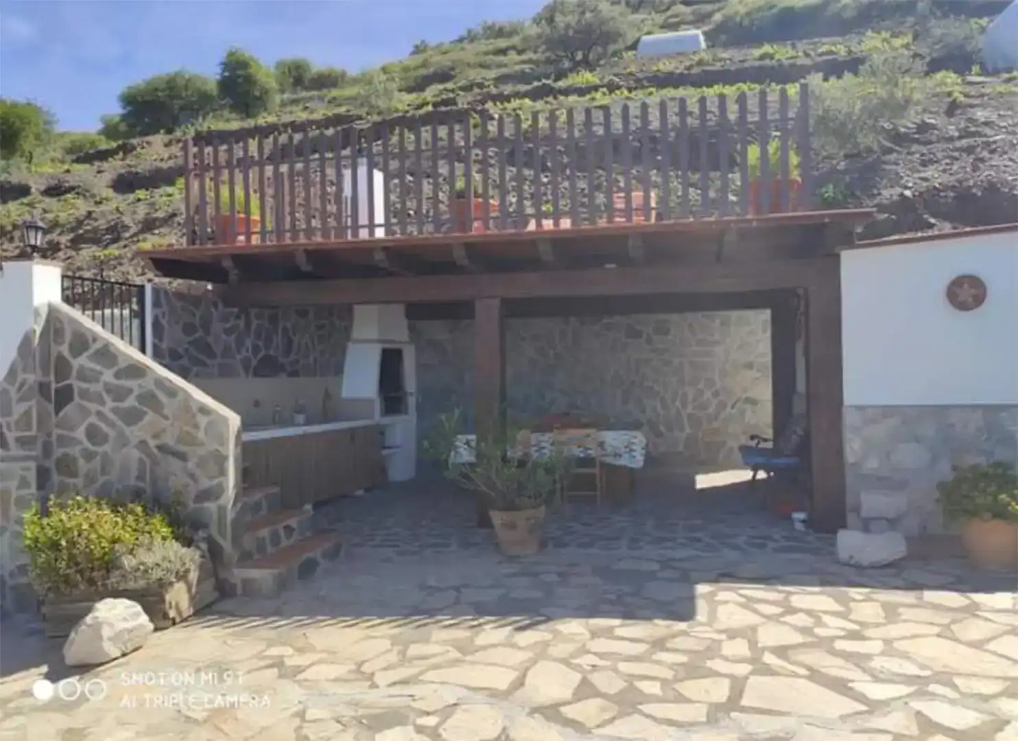 Terraza de Finca rústica de alquiler en Cómpeta, Málaga