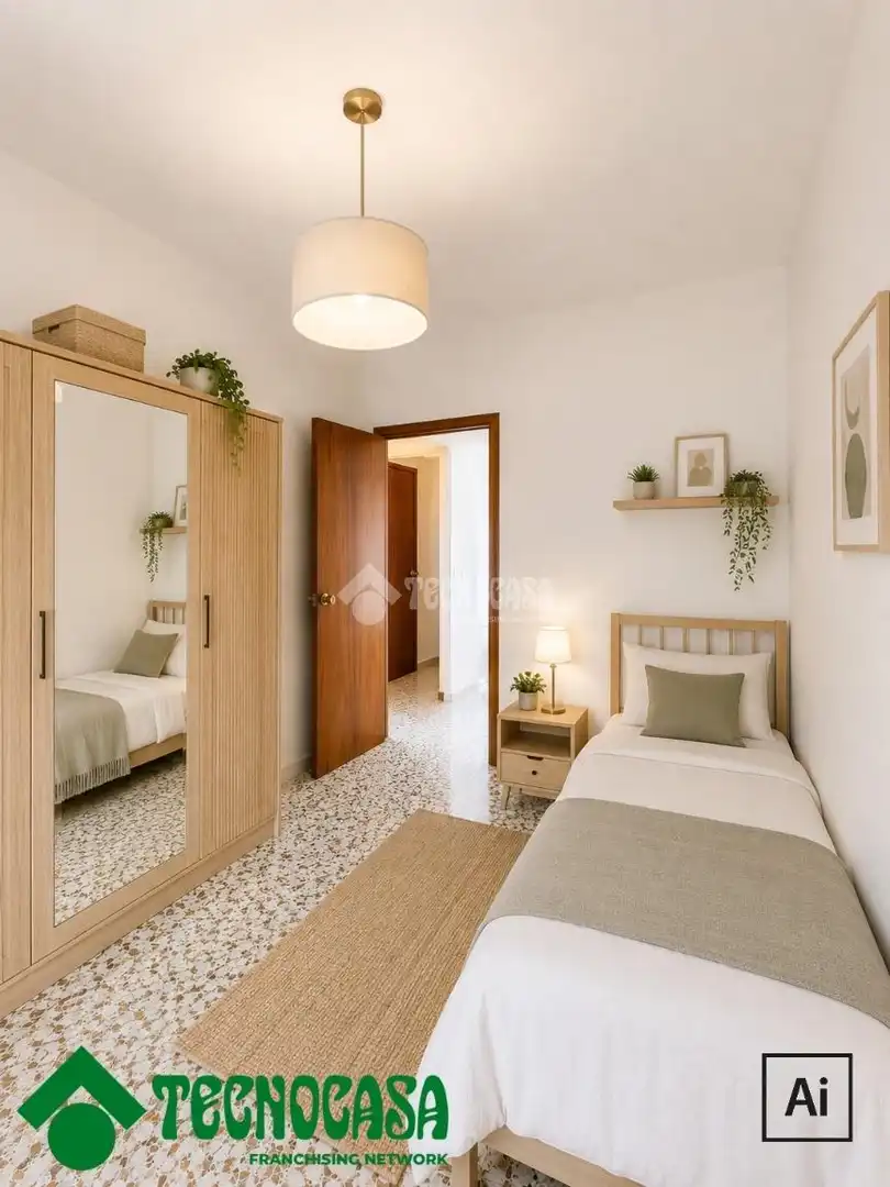 Habitación de Casa adosada en venta en Los Navalucillos con Jardín privado