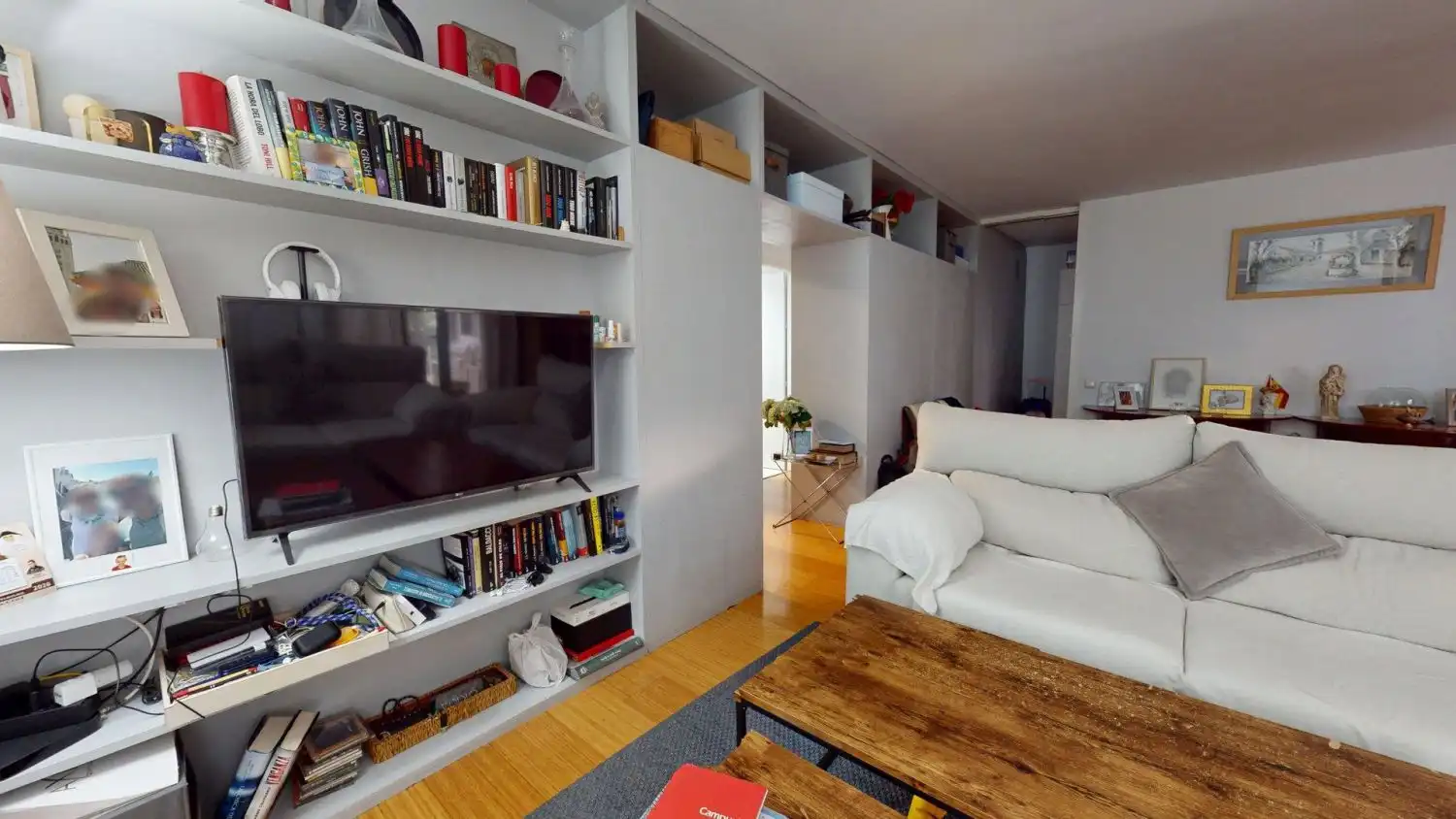 Living room of Flat for sale in Sevilla  with Air Conditioner, Heating and Terrace