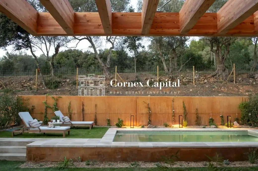 Terrace of Detached homes for rent in Regencós  with Air Conditioner, Heating and Private garden