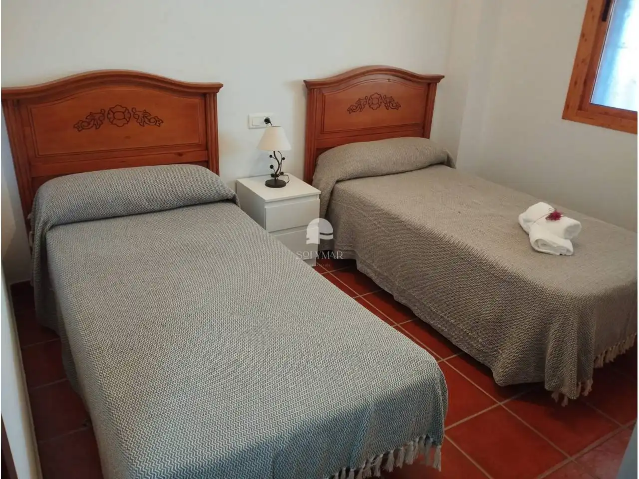 Habitación de Finca rústica de alquiler en Vélez-Málaga con Aire acondicionado, Jardín privado y Terraza