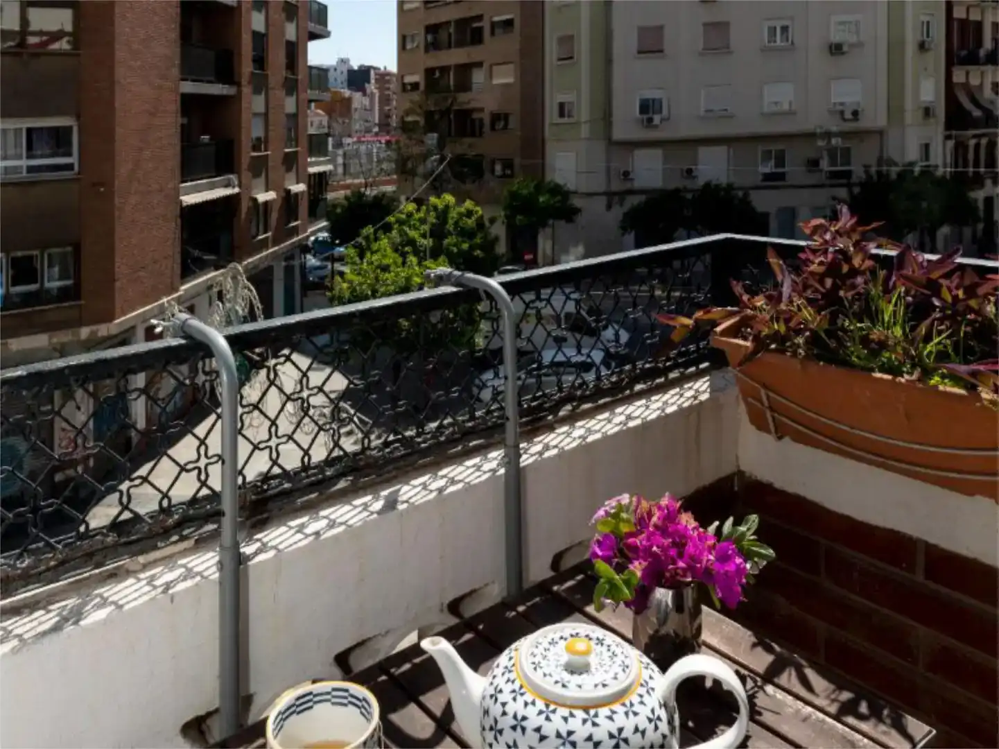 Terraza de Ático para compartir en Valencia con Amueblado y Balcón