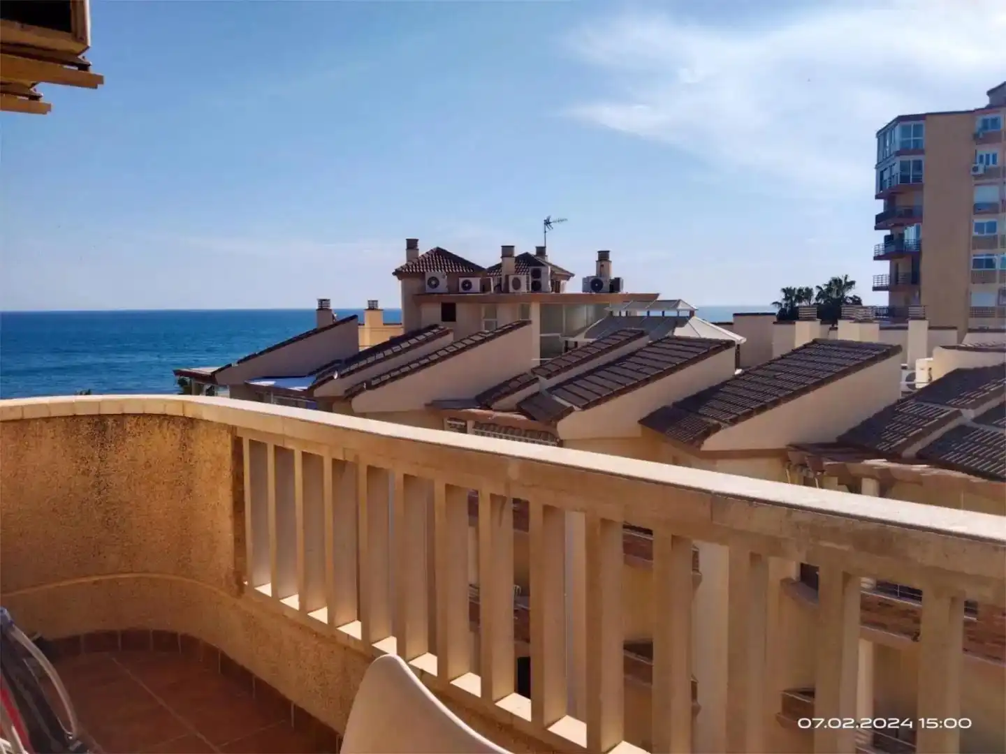 Balcony of Attic for rent in Torremolinos  with Air Conditioner, Private garden and Terrace