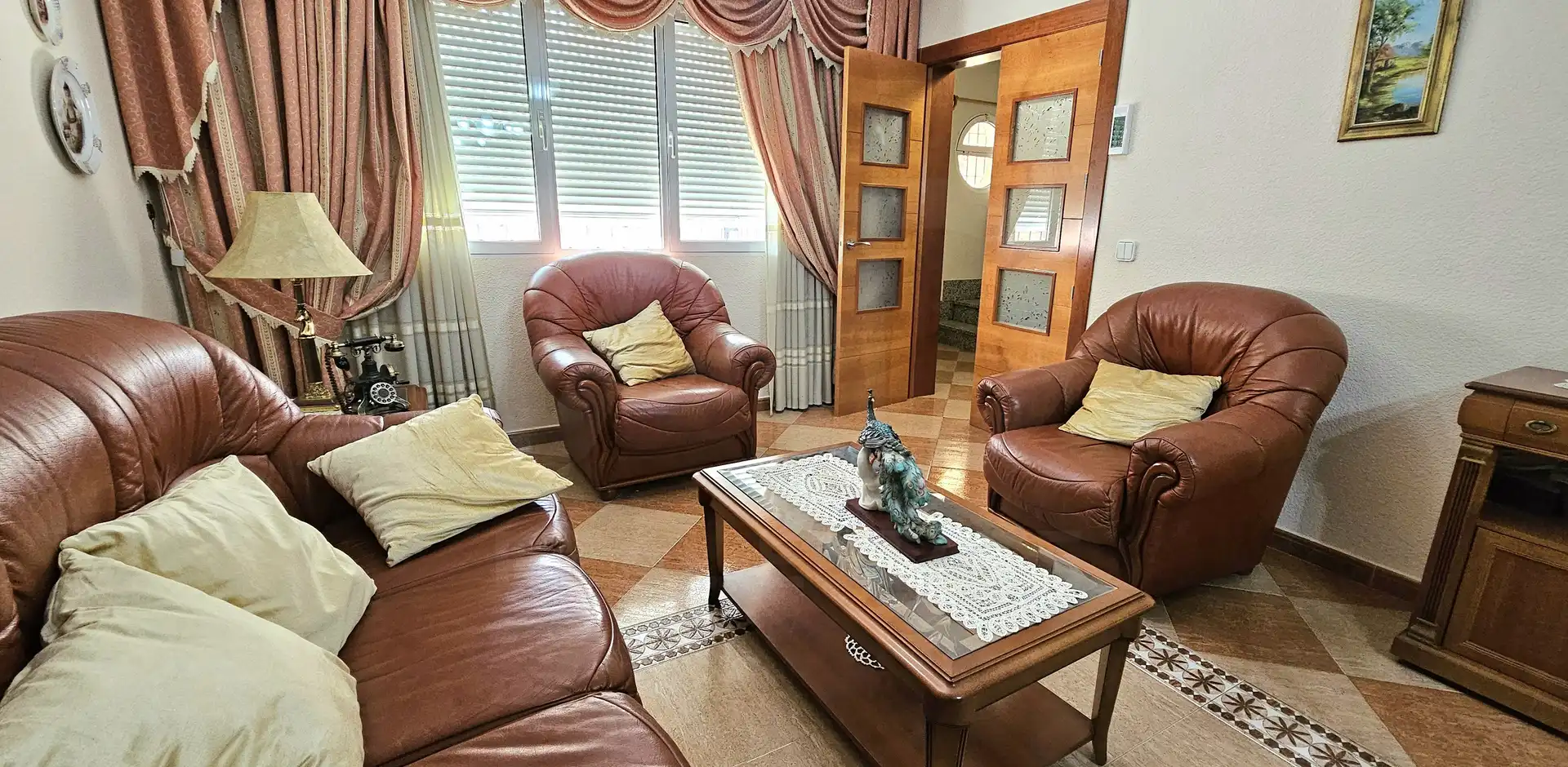 Living room of Houses for sale in Roquetas de Mar  with Air Conditioner, Heating and Terrace