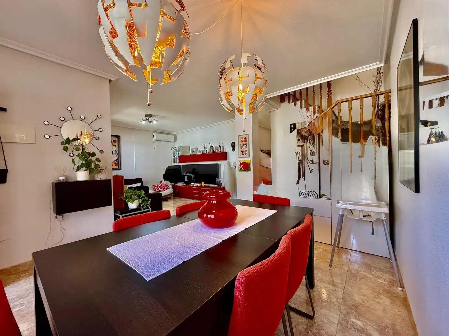 Comedor de Casa adosada en venta en San Pedro del Pinatar con Aire acondicionado, Jardín privado y Terraza