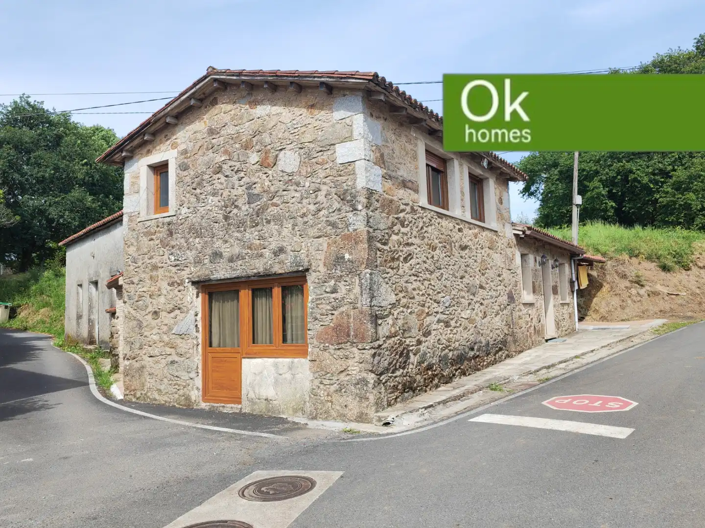 Casa rústica amb jardí en venda a Vilasantar