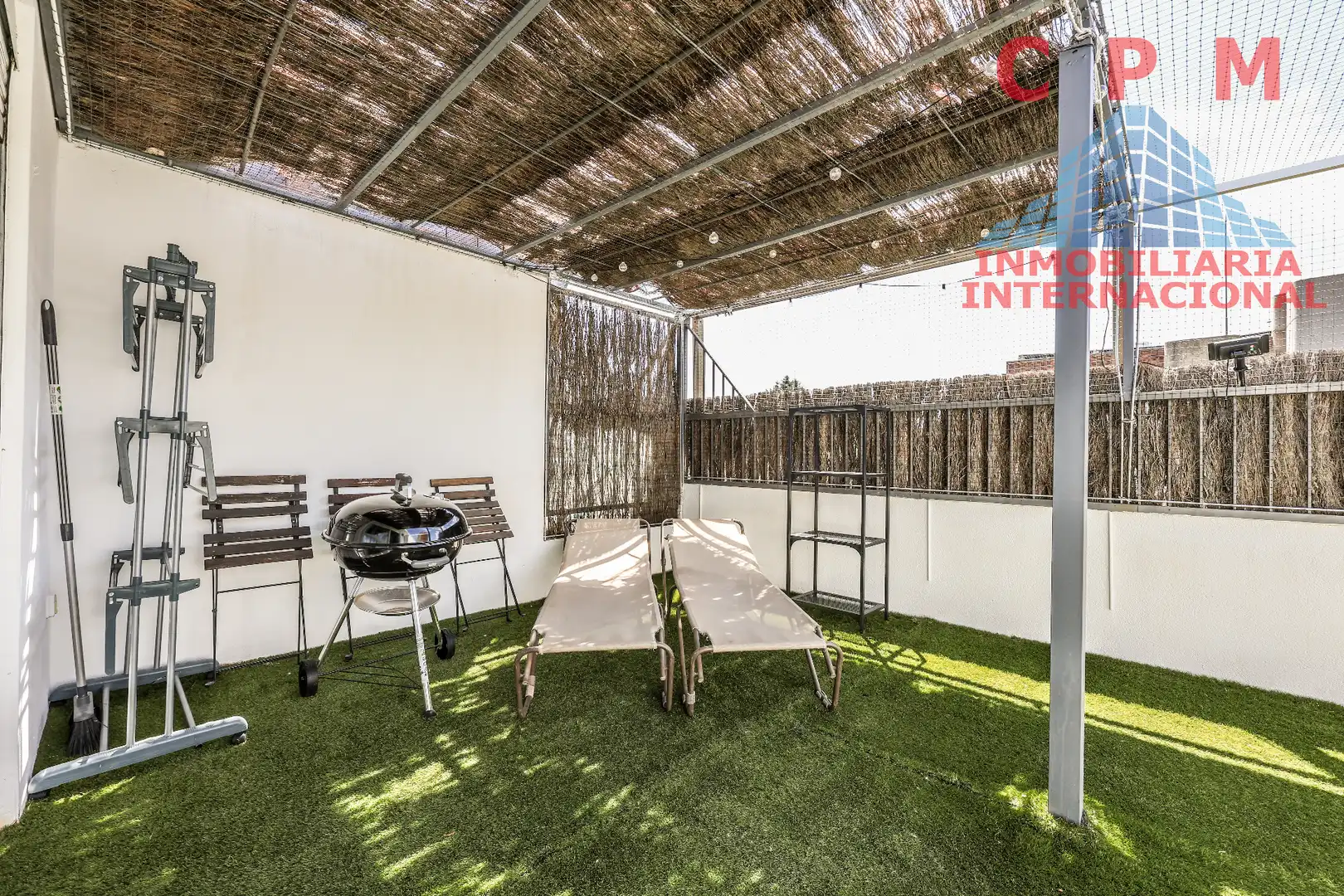 Terrasse von Maisonette zur Miete in Madrid mit Klimaanlage, Heizung und Parkett