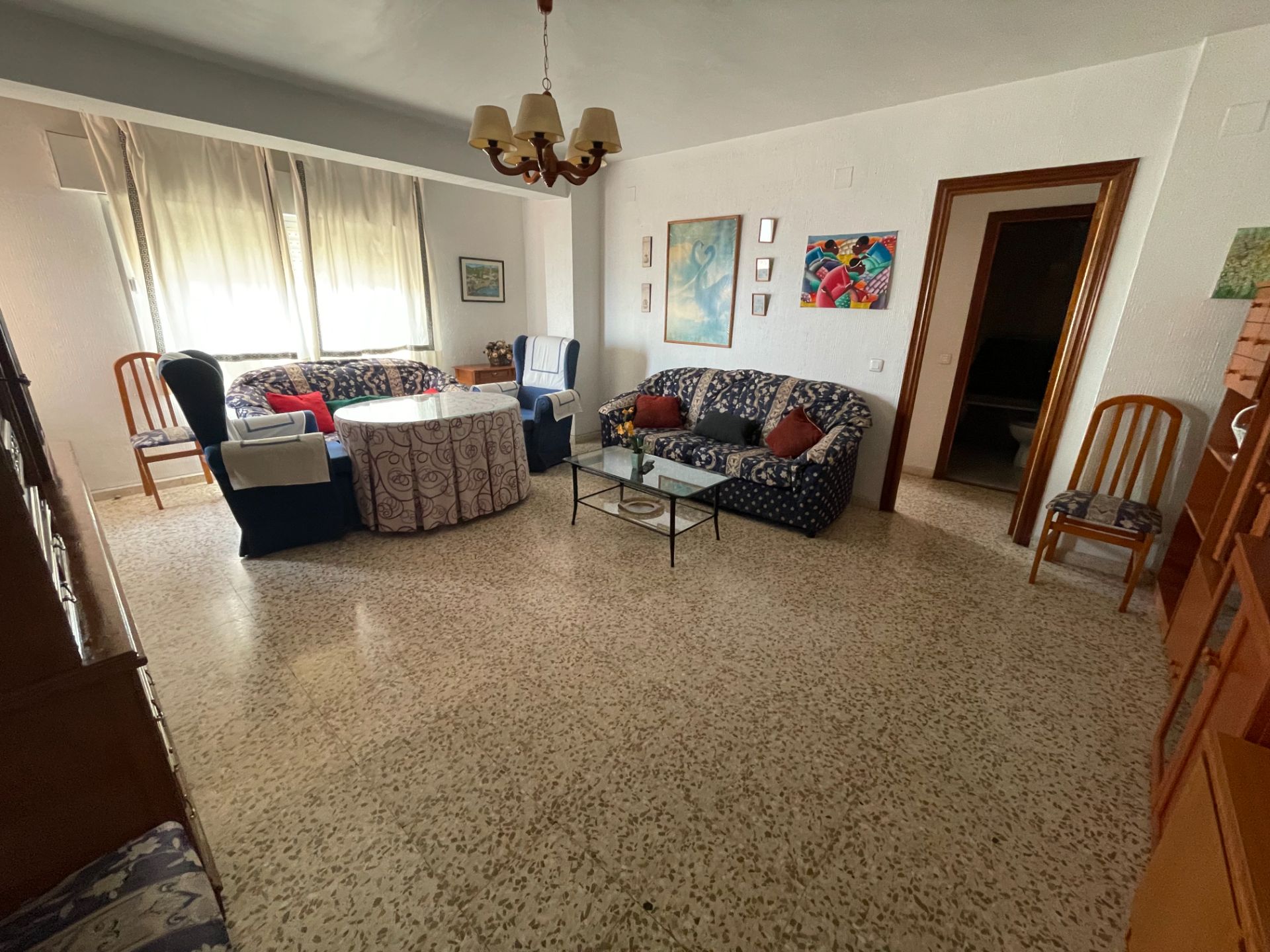 Living room of Flat to rent in Badajoz Capital  with Air Conditioner, Heating and Terrace