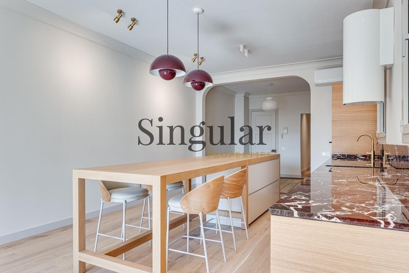 Dining room of Flat for sale in  Barcelona Capital  with Air Conditioner, Heating and Terrace