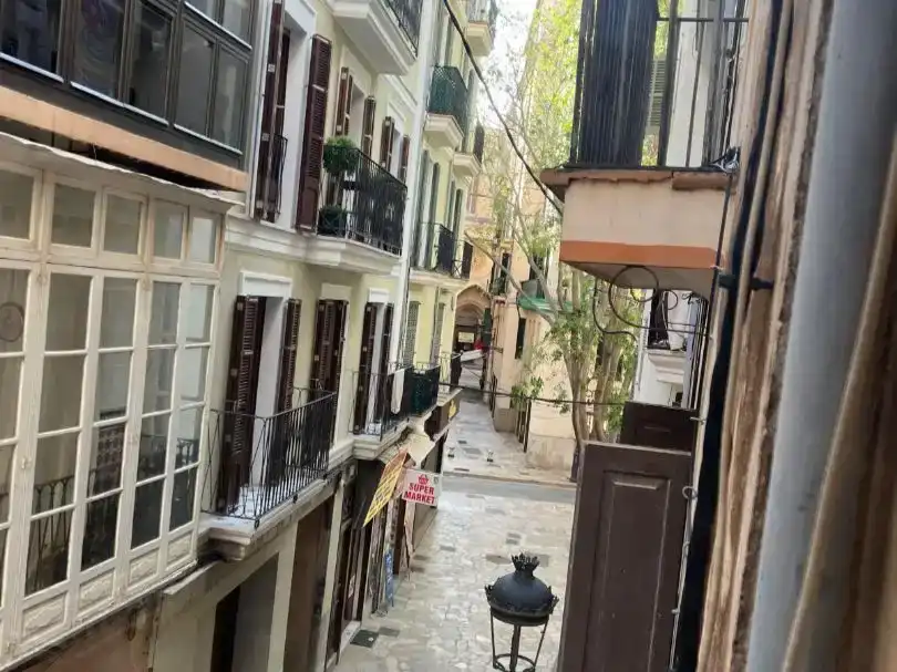 Vista exterior de Casa adosada en venta en  Palma de Mallorca con Balcón