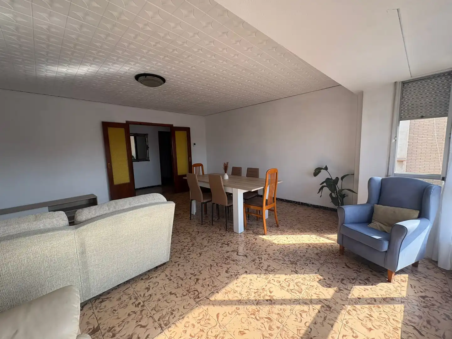 Sala d'estar de Pis de lloguer en Vila-real amb Traster, Moblat i Forn