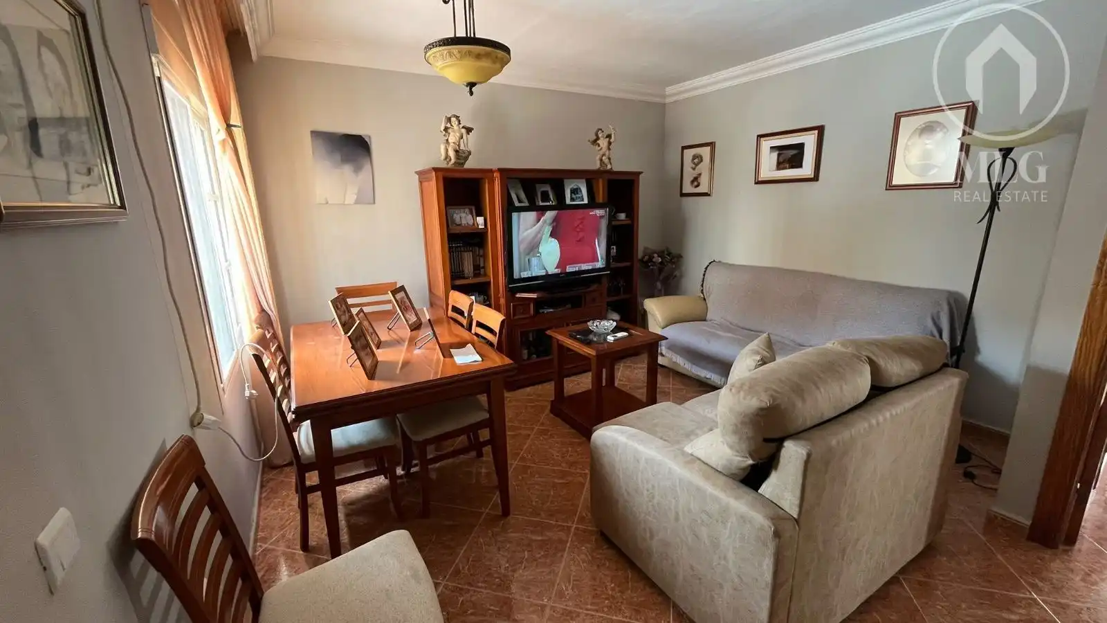 Sala de estar de Casa o chalet en venta en Málaga con Aire acondicionado, Terraza y Amueblado