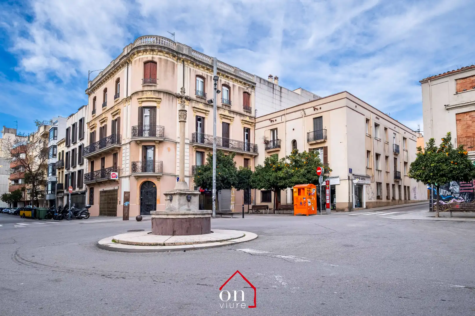 Vista exterior de Piso en venta en Terrassa con Calefacción, Horno y Internet