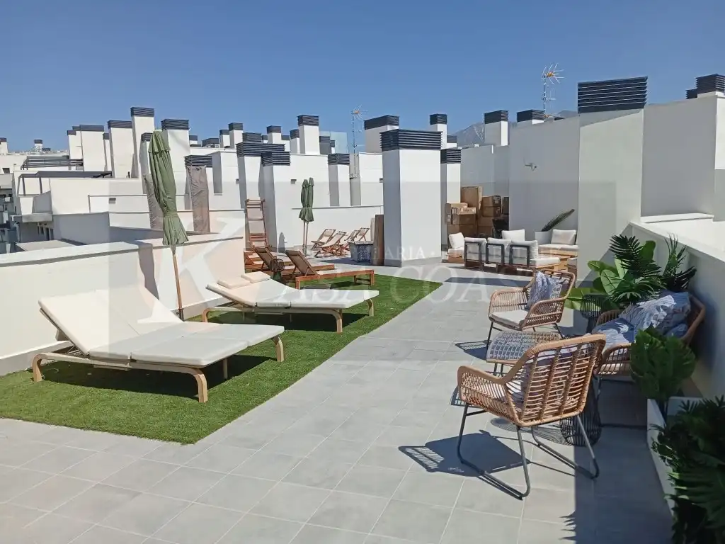 Terrassa de Pis en venda en Mijas amb Aire condicionat, Terrassa i Piscina comunitària