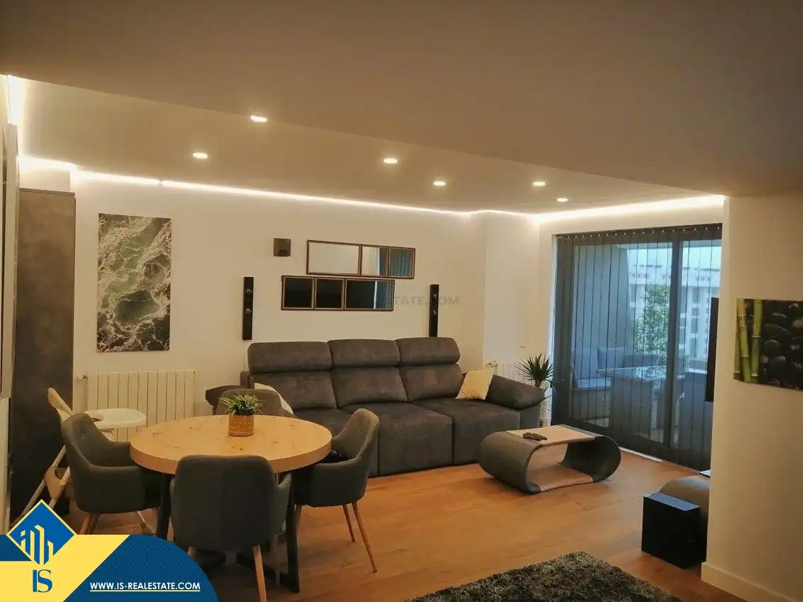 Sala de estar de Piso en venta en Alicante / Alacant con Terraza, Amueblado y Piscina comunitaria